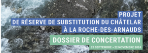 Lire la suite à propos de l’article Contribution – concertation réserve de substitution du Châtelar